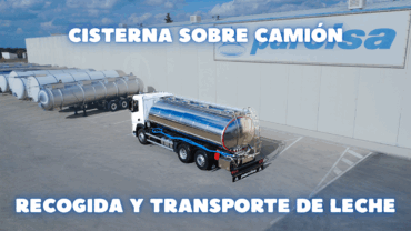 Cisterna Parcisa sobre camión DAF para la recogida y transporte de leche